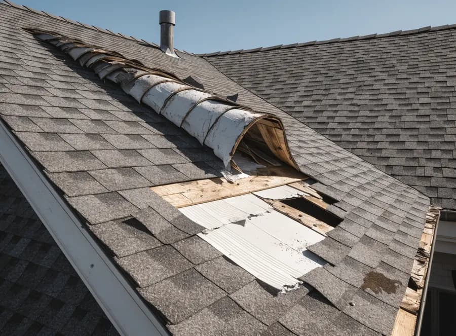 Roof Damage — property loss handled by Apex Public Adjusting.